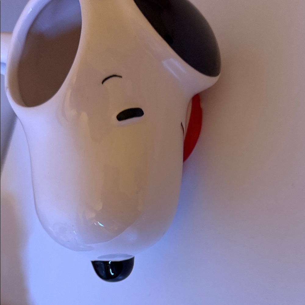 Black and White Ceramic Dog Mug